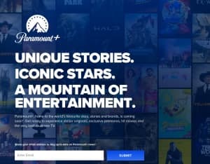 Paramount · Start trial · US, Entertainment, Applications, Movies & VOD, Incentive, app, mobile, cinema, tv, series, film, stream