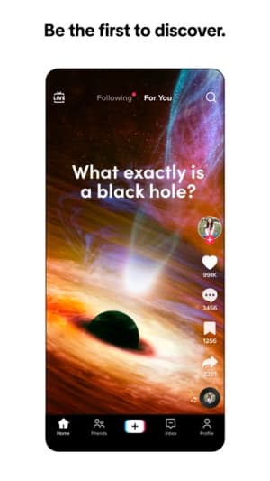 TikTok · Install and open app · iOS · ES, Entertainment, Applications, Incentive, app, mobile