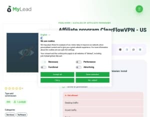 ClearFlowVPN · US (iOS), Services, Software