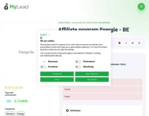 Energie · BE, Services, Energy