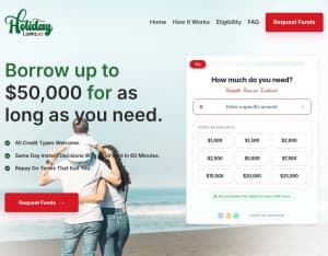 Holiday Loans Creative required