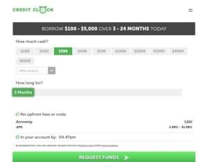 Credit Clock Creative required
