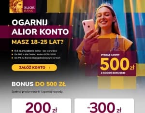 AliorBank · Konto osobiste 18-25 · PL, Business, Account, Personal account, bank, finance