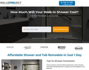 HelloProjects Walk-In Shower CPL