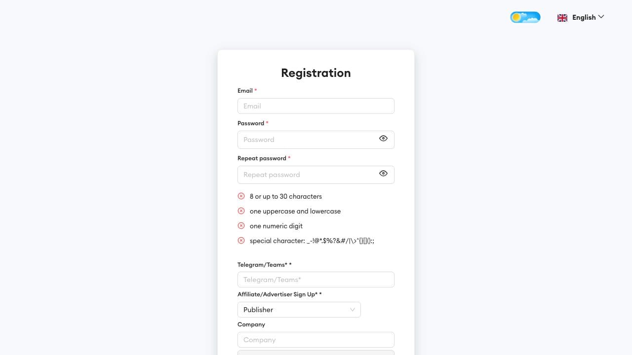Appitate homepage