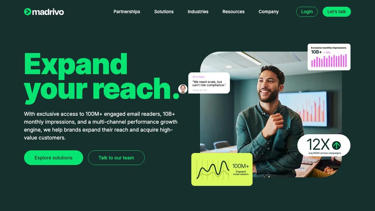 Madrivo homepage